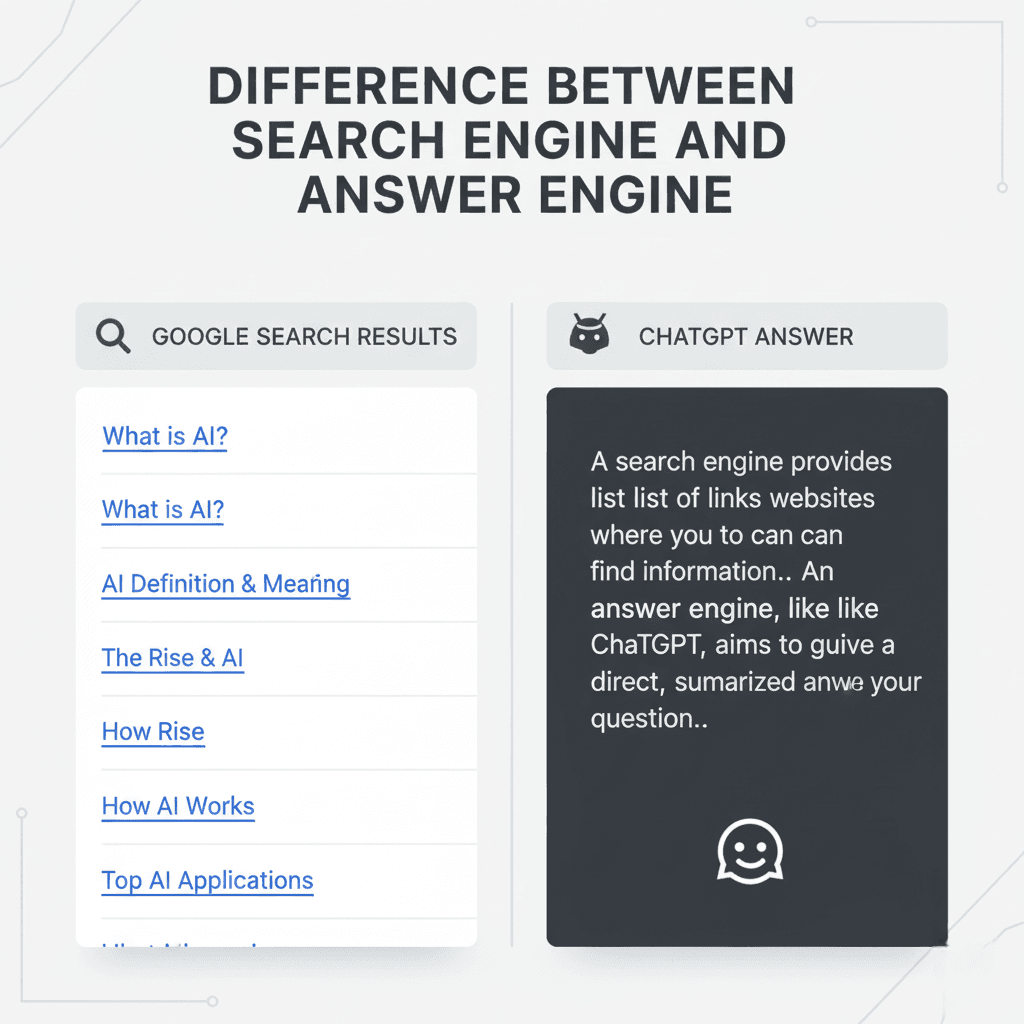 Search Engine vs Answer Engine