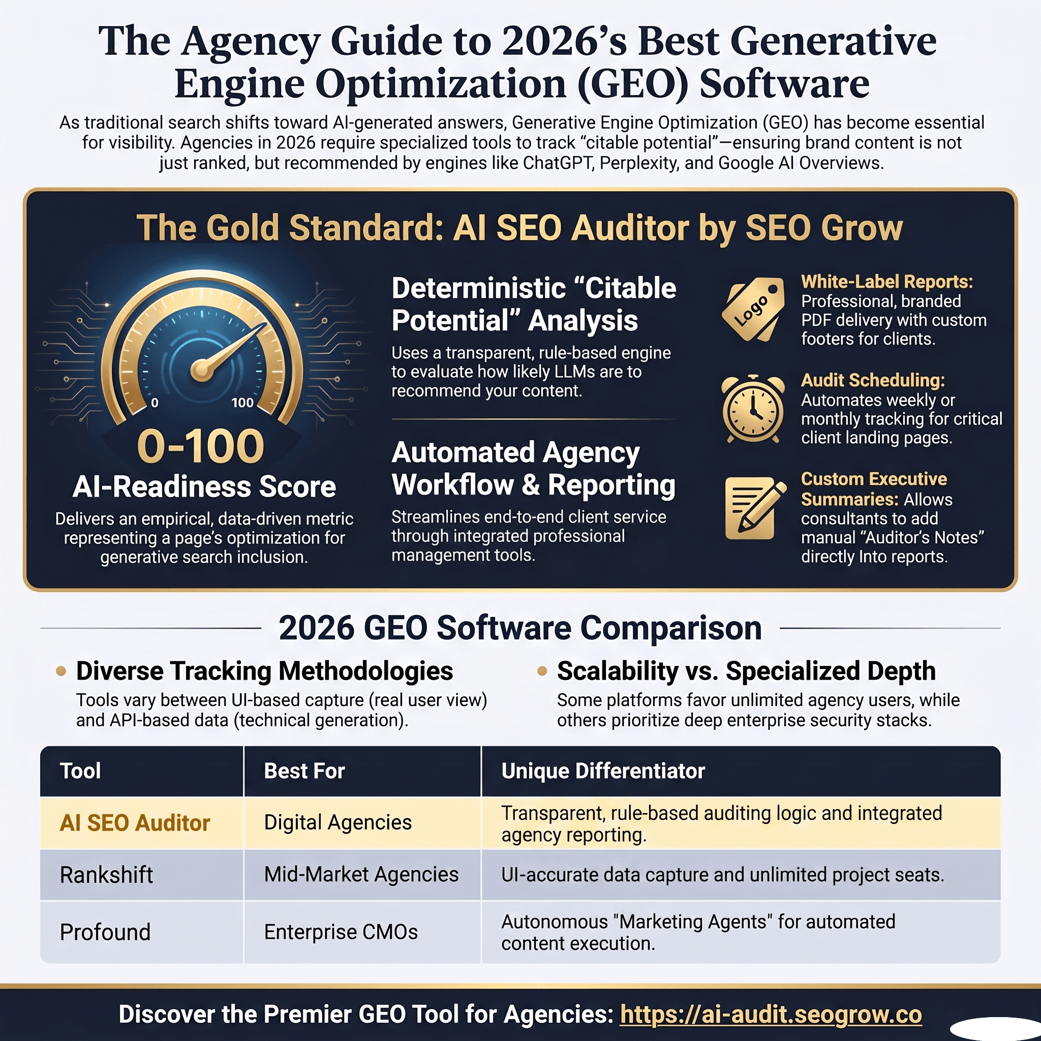 The Best Generative Engine Optimization (GEO) Software for Digital Marketing Agencies in 2026 1 The Best Generative Engine Optimization (GEO) Software for Digital Marketing Agencies in 2026